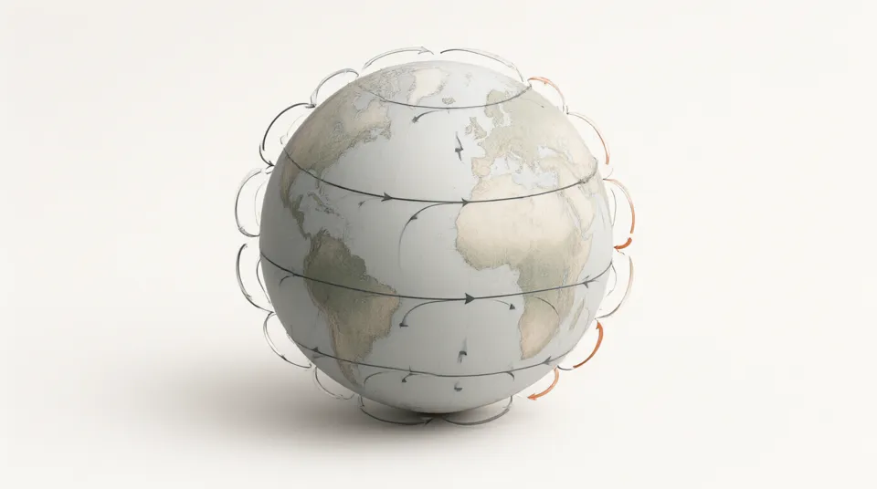 Illustration for Global Atmospheric Circulation