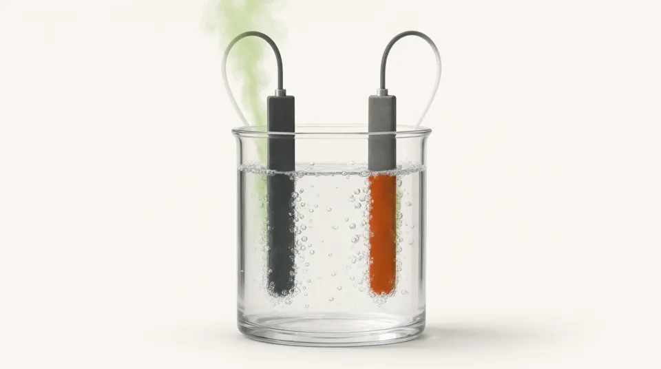 Illustration for Electrolysis of Brine
