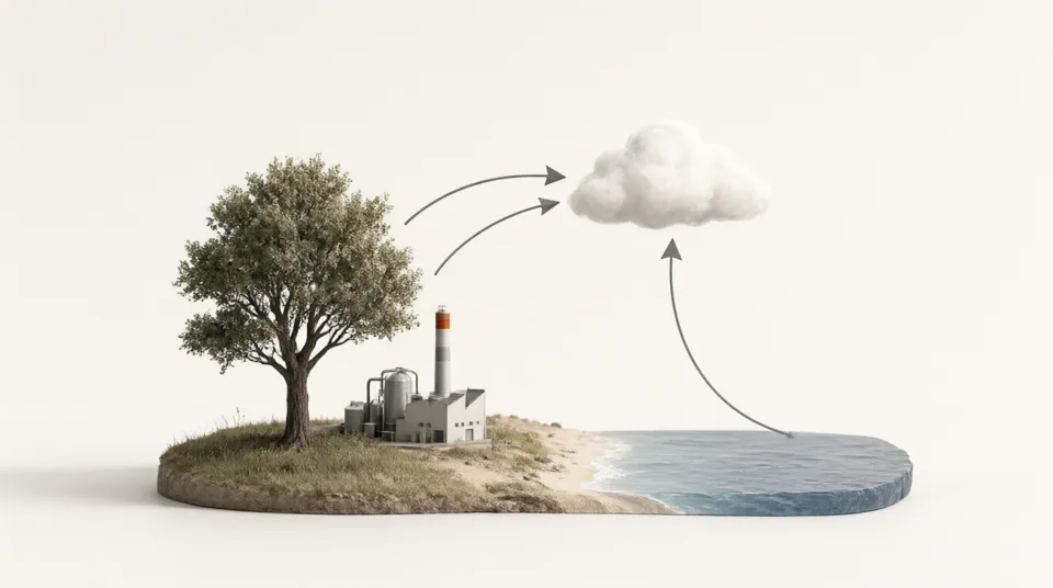 Illustration for The Carbon Cycle