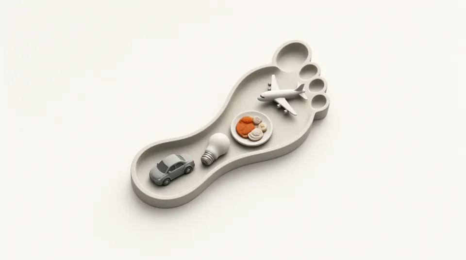 Illustration for Carbon Footprint
