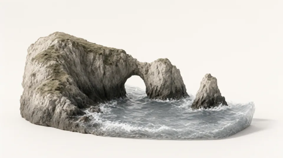 Illustration for Coastal Landforms
