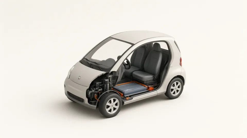 Illustration for Batteries and Electric Vehicles
