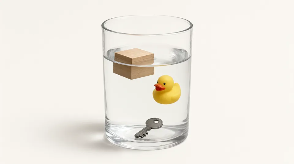 Illustration for Floating and Sinking