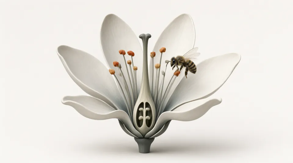Illustration for Flowers and Pollination