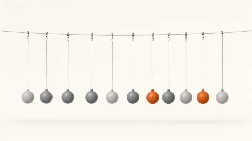 Illustration for Damped and Forced Oscillation