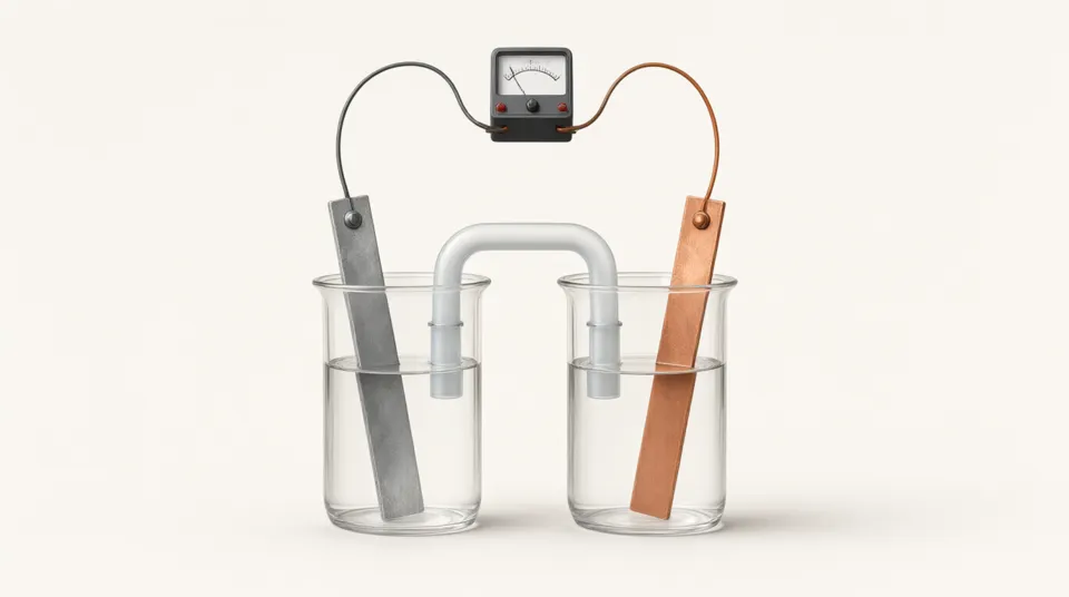 Illustration for Galvanic Cell