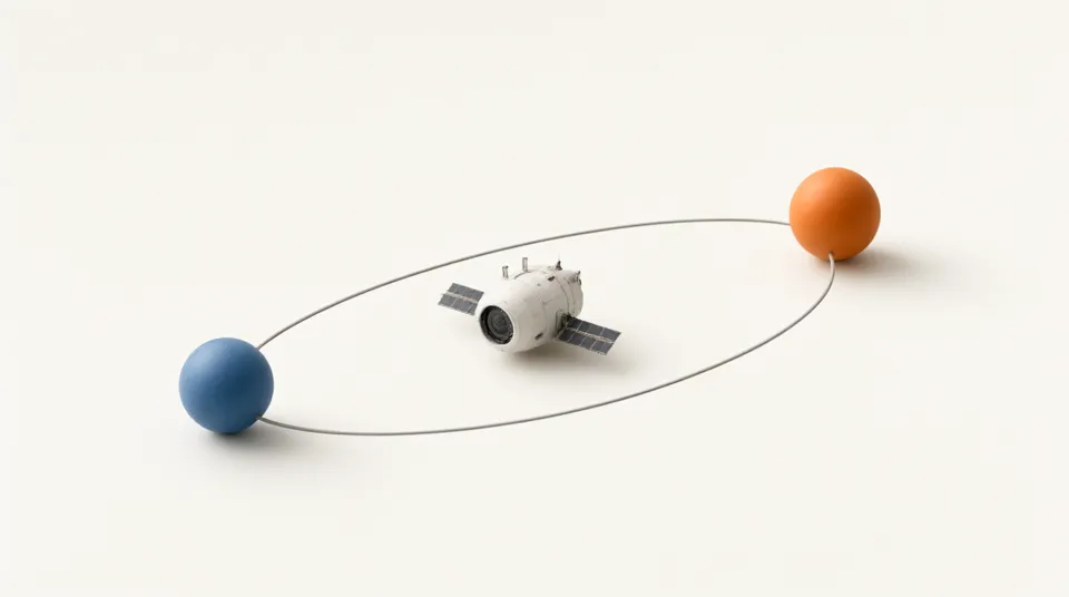 Illustration for Hohmann Transfer Orbits