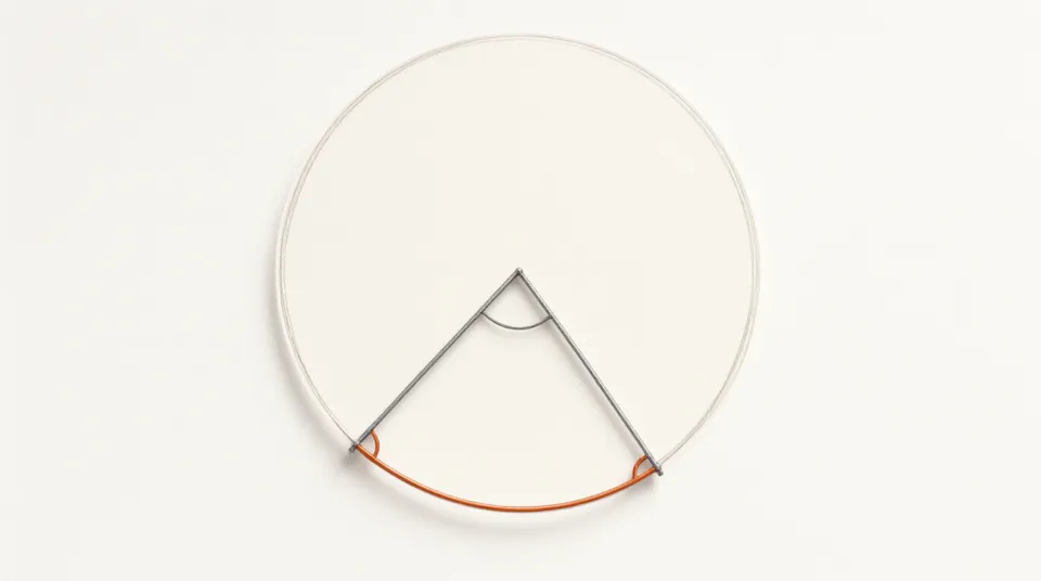 Illustration for Inscribed and Central Angles
