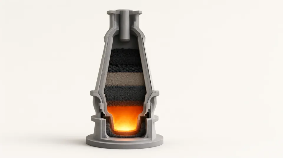 Illustration for Extracting Iron