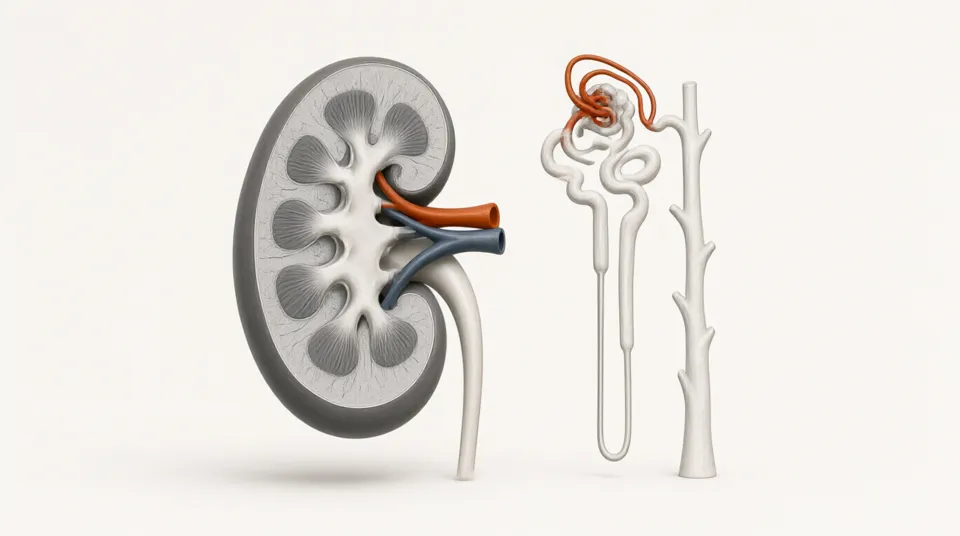 Illustration for Kidneys and Urine Formation