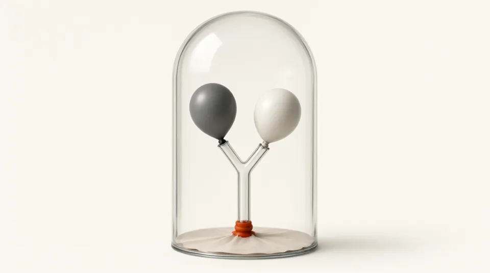 Illustration for Bell Jar Lung Model