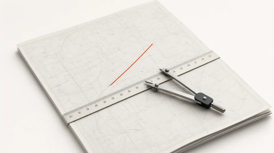 Illustration for Map Scale and Distance