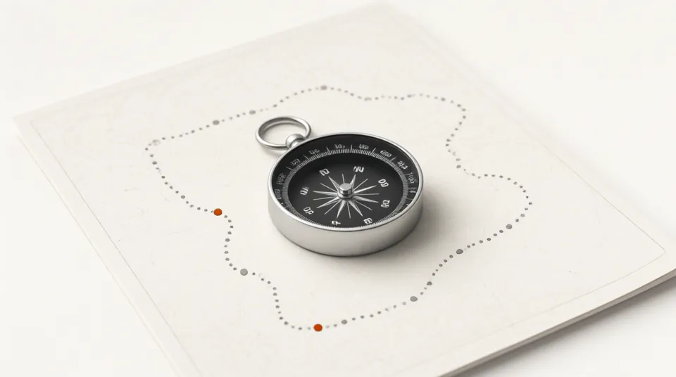 Illustration for Maps and Compass Directions