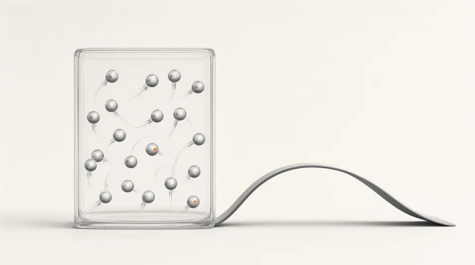 Illustration for Molecular Speed Distribution