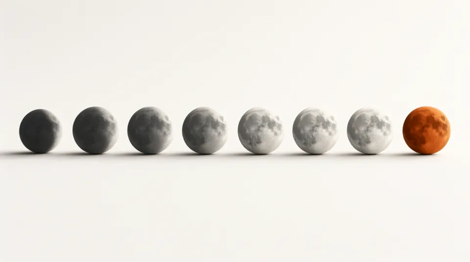 Illustration for Phases of the Moon
