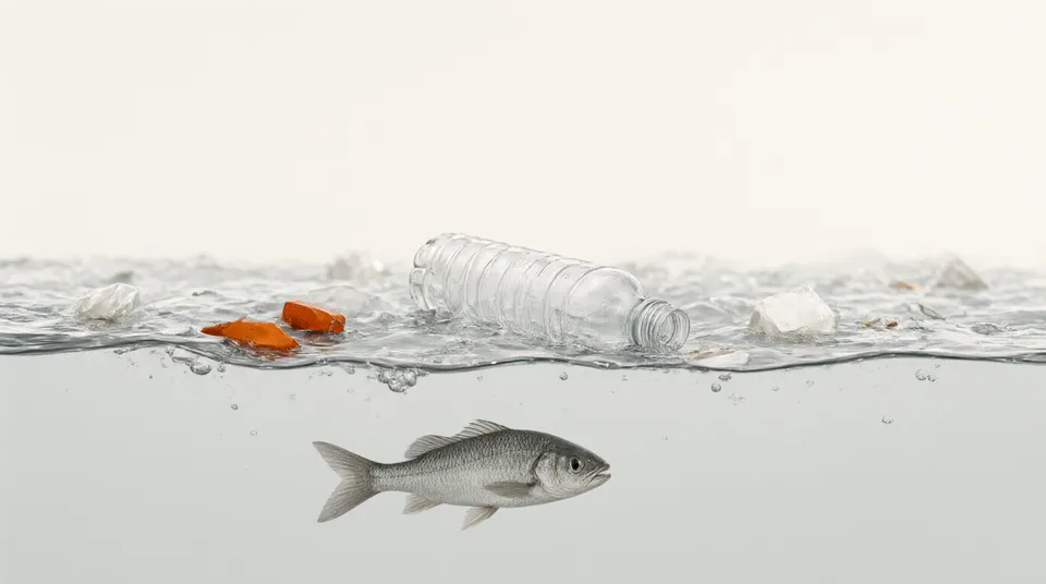Illustration for Ocean Plastics