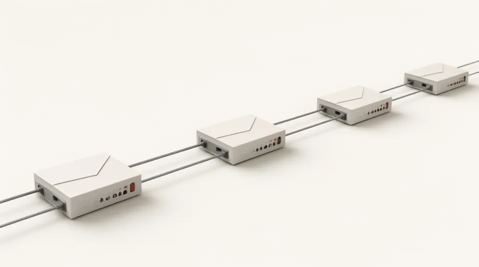 Illustration for How the Internet Sends Data