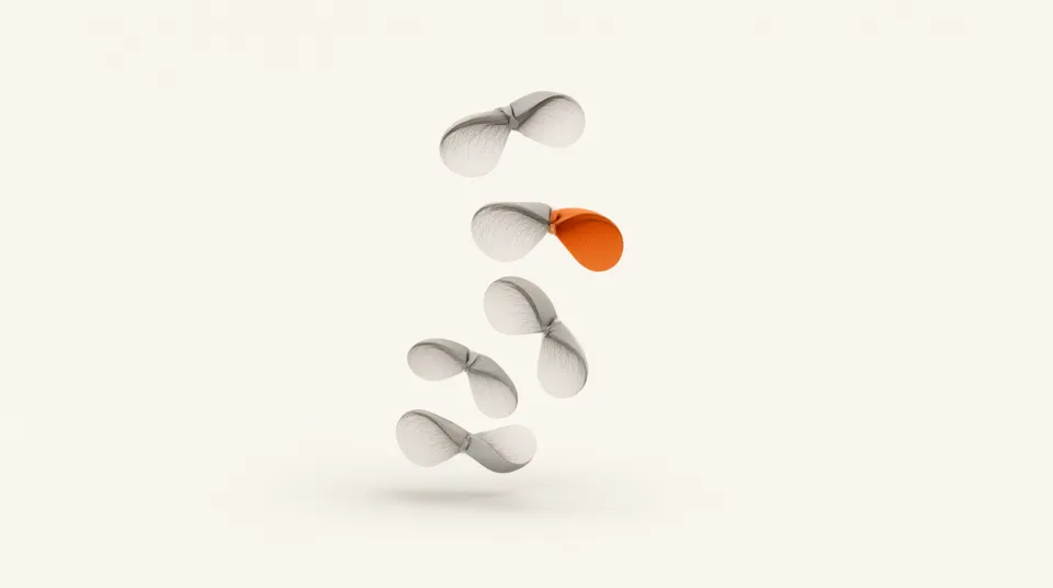Illustration for Paper Helicopters