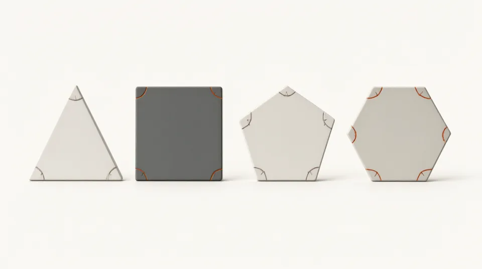 Illustration for Polygon Interior Angles