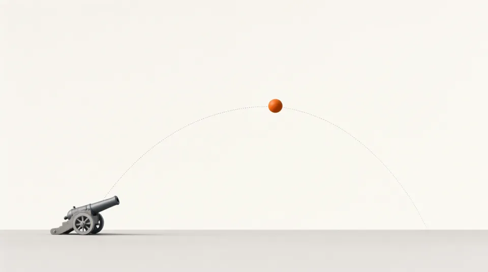 Illustration for Projectile Motion