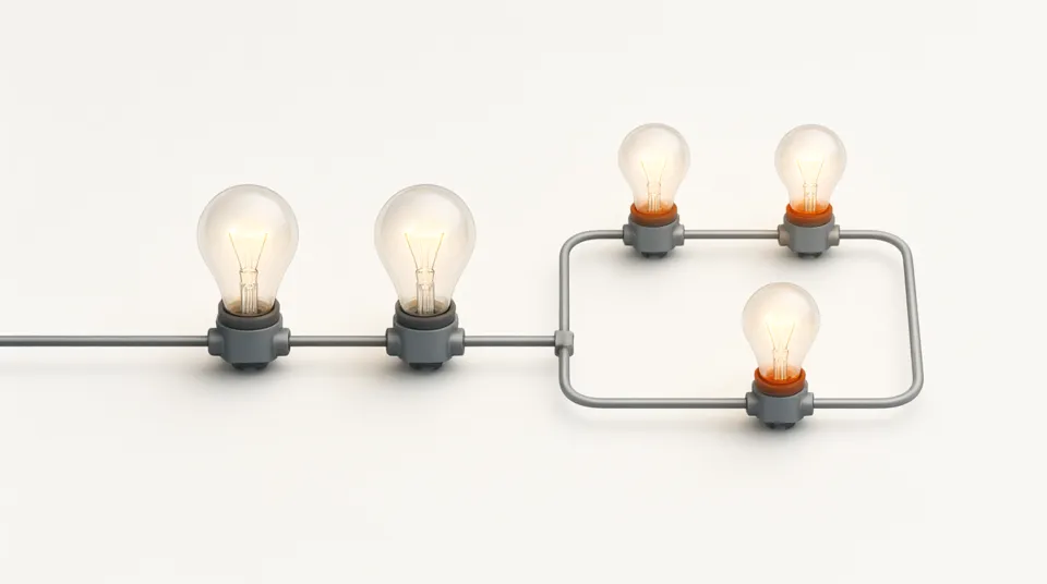 Illustration for Series and Parallel Circuits