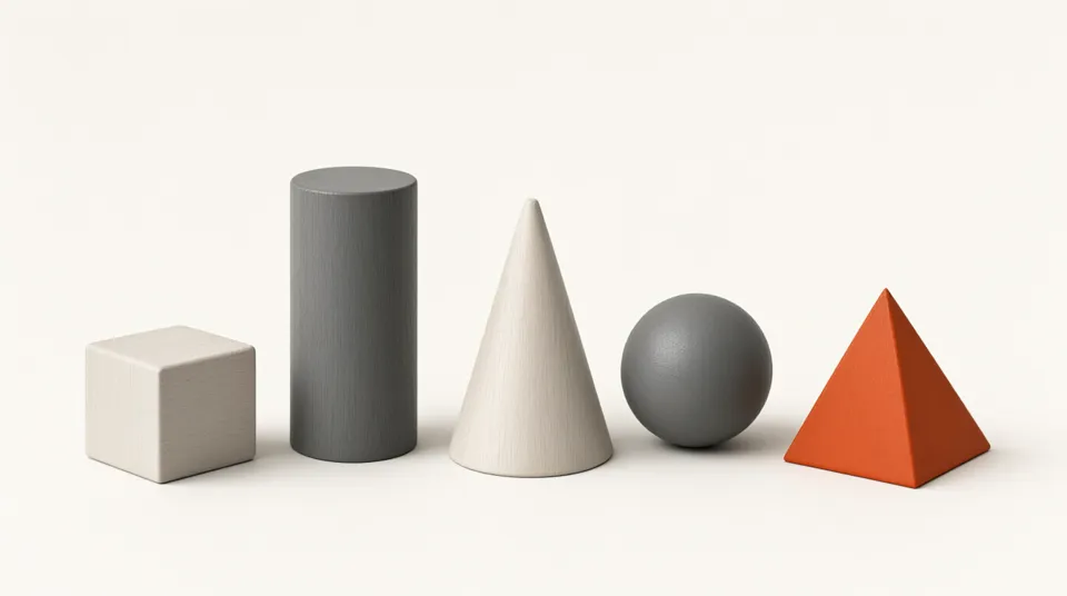 Illustration for 3D Shapes