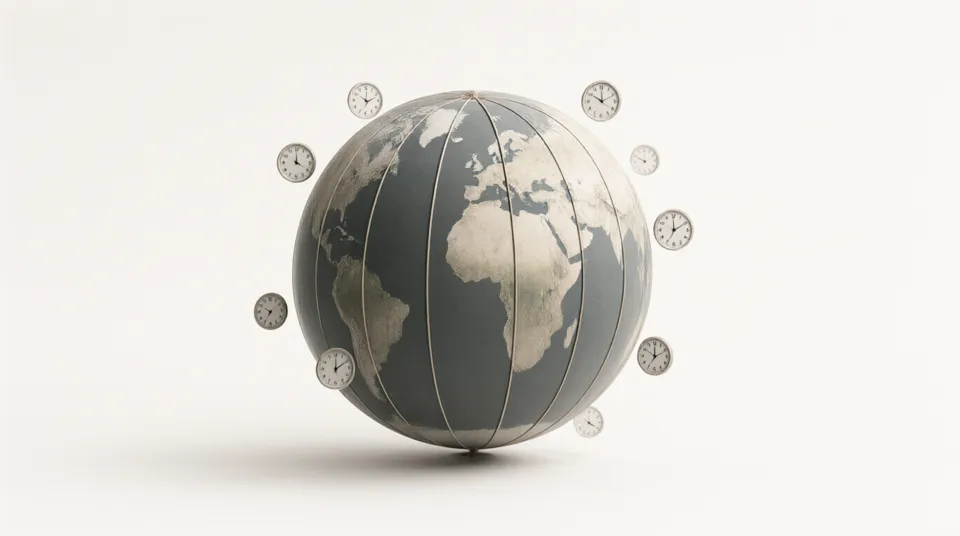 Illustration for Time Zones and Local Time