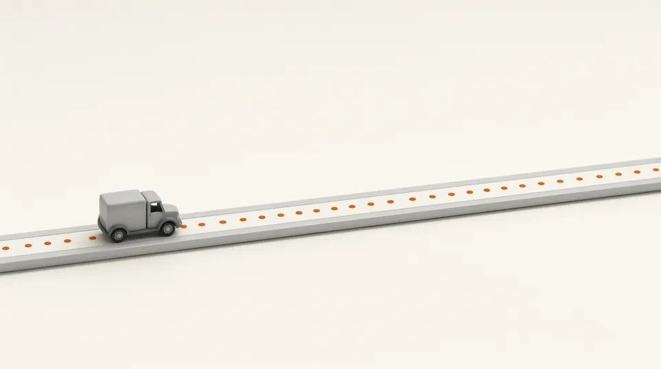 Illustration for Uniform Linear Motion